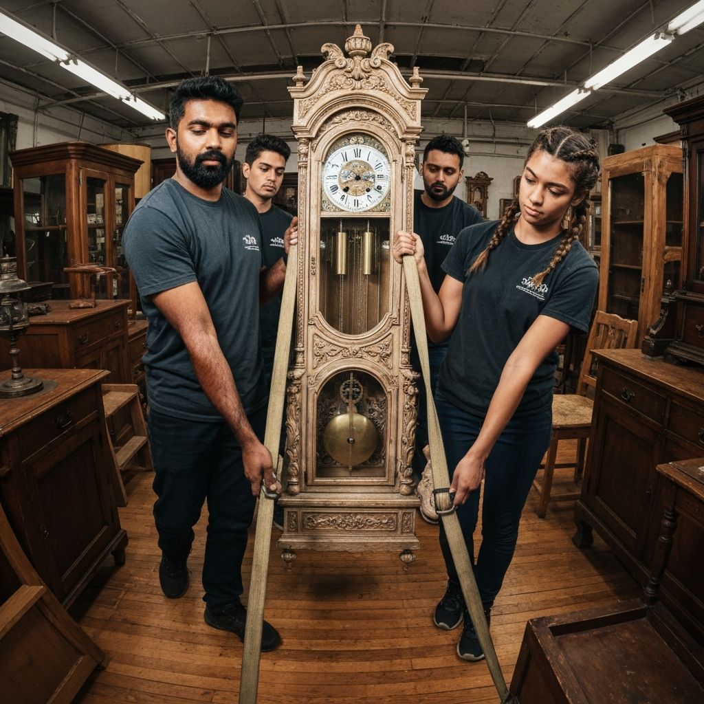 Careful handling of antiques